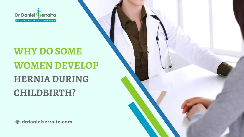 Hernia during childbirth